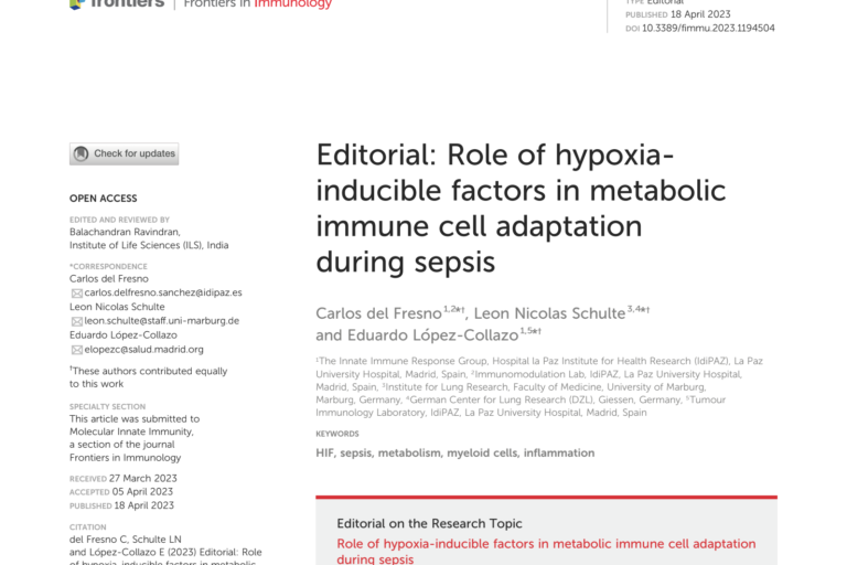 Role of hypoxia